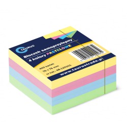 Notes samoprzylepny Taurus 75x75mm pastelowy 400k. Notes samoprzylepny Taurus 75x75mm pastelowy 400k.