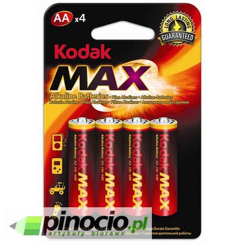 Bateria alkaliczna Kodak/Maxell AA LR6 4 szt.