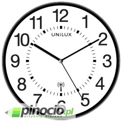 Zegar ścienny Wave 305 Unilux srebrny