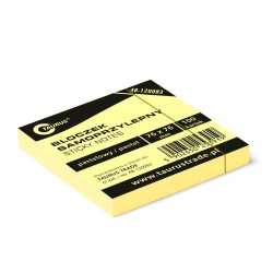 Notes samoprzylepny Taurus 76x76mm żółty 100 szt. Notes samoprzylepny Taurus 76x76mm żółty 100 szt.