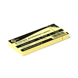 Notes samoprzylepny Taurus 40x50mm żółty 3 szt. Notes samoprzylepny Taurus 40x50mm żółty 3 szt.