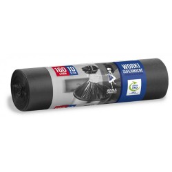 Worki na śmieci super mocna Anna Zaradna 160l czarne 10 szt.