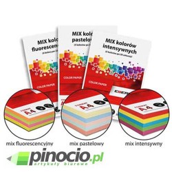 Papier ksero kolor A4 mix pastel 20x5 kolorów 80g