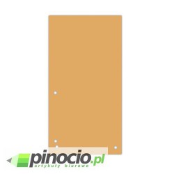 Przekładki kartonowe wąskie Donau 1/3 A4 pomarańczowe