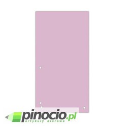 Przekładki kartonowe wąskie Donau 1/3 A4 różowe