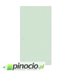 Przekładki kartonowe wąskie Donau 1/3 A4 zielone