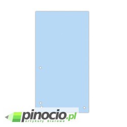 Przekładki kartonowe wąskie Donau 1/3 A4 niebieskie