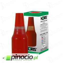 Tusz do stempli Noris czerwony 25ml Tusz do stempli Noris czerwony 25ml