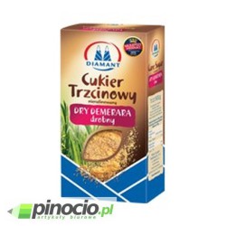 Cukier trzcinowy brązowy sypki Diamant 500g.