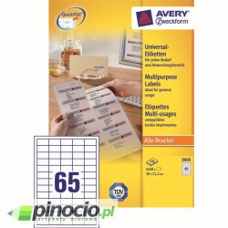 Etykiety uniwersalne Avery Zweckform 38x21.2 mm 100 ark. 