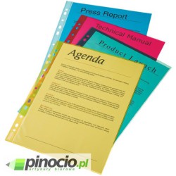 Koszulki A4 Esselte żółte 10 szt.47201