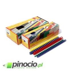 Grzbiety do bindowania Argo 38 mm.50 szt.czarne