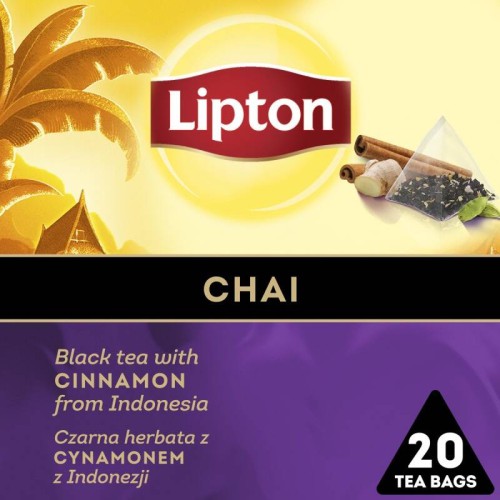 Herbata czarna w piramidkach Lipton Chai 20 szt.