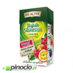 Herbata zielona malina&marakuja BIG-a 20 szt.