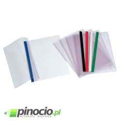 Listwa zaciskowa z okładką krystal.Grand biała