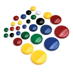 Magnes Argo 20 mm 6 szt.mix kolorów
