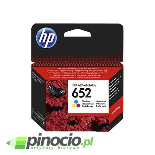 Tusz HP F6V24AE No 652 kolor