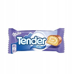 Biszkopty z kremem mlecznym Milka Tender 37g.