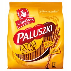 Paluszki Lajkonik extra cienkie 180g. Paluszki Lajkonik extra cienkie 180g.