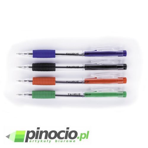 Długopis automatyczny Taurus czarny (TDA-01)