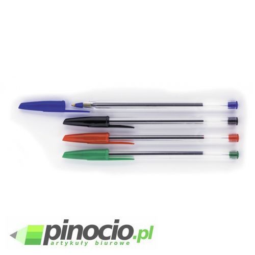 Długopis Taurus jednorazowy przezroczysty zielony (D-101)