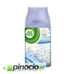 Odświeżacz powietrza Air Wick wkład spray 250ml. orzeżwiająca bawełna&kwiat migdałowca
