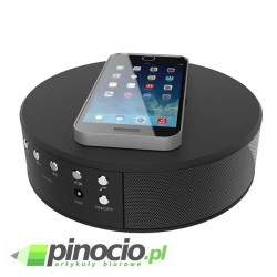 Głośnik Unilux bluetooth USB+QI ŁAD.czarny