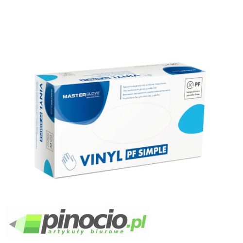 Rękawiczki vinylowe Master Glove M 100 szt.