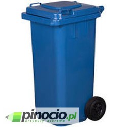 Kosz do segregacji odpadów 120l. niebieski