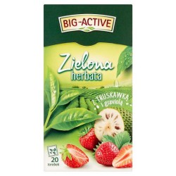 Herbata zielona truskawka&graviola BIG-a 20 szt.