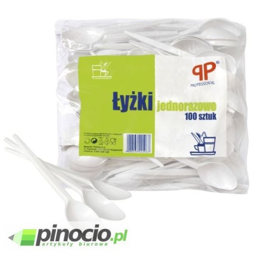 Łyżeczki jednorazowe Sarantis 100 szt.