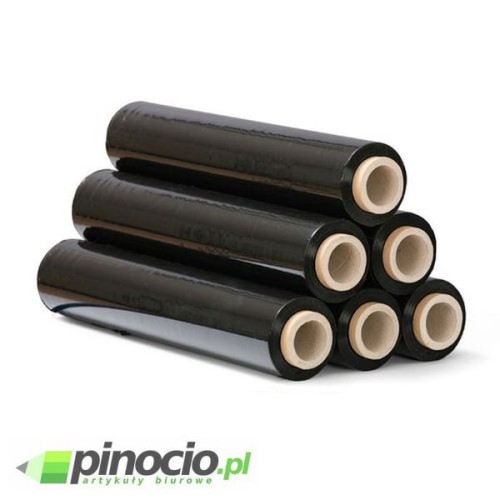 Folia zabezpieczająca stretch Emerson 25 mic. 1.65kg czarna