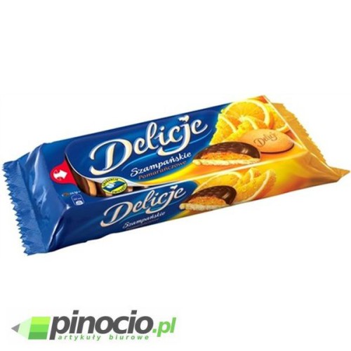 Delicje szampańskie pomarańczowe 147g.
