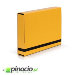 Teczka skrzydłowa z gumką Vaupe Caribic BOX A4 żółta