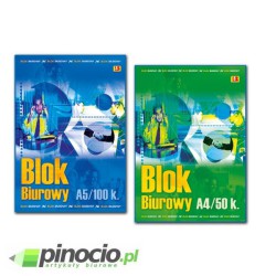 Blok biurowy Barbara A4 w kratkę 100 kartek 0803411