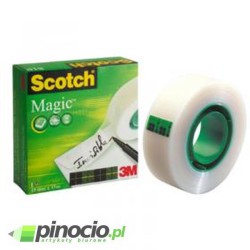 Taśma klejąca Scotch 3M Magic 810 19mm x 33m Taśma klejąca Scotch 3M Magic 810 19mm x 33m