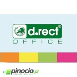 Zakładki indeksujące D.RECT 20x50 mm 4x50 szt. neonowe