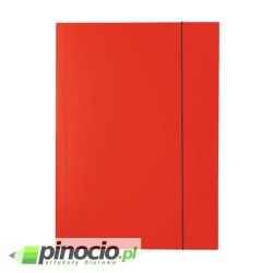 Teczka z gumką Esselte A4 lakierowana czerwona 13436