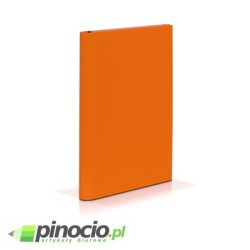 Teczka skrzydłowa z rzepem Vaupe Caribic A4 pomarańczowa