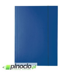 Teczka z gumką Esselte A4 lakierowana granatowa 13434