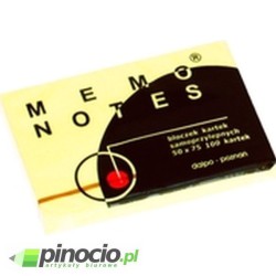 Notes samoprzylepny Dalpo 51x76mm żółty 100 szt.