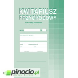 Kwitariusz przychodowy (numerowany) A4 400-1 MiP