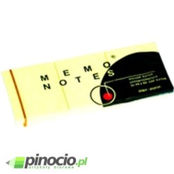 Notes samoprzylepny Dalpo 40x50mm żółty 3 szt.