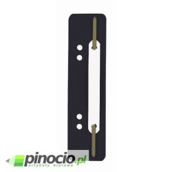 Wąsy skoroszytowe spinające dokumenty Durable czarne 25 szt.