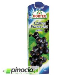 Sok Hortex w kartonie czarna porzeczka 1l
