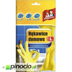 Rękawice domowe Jan Niezbędny wyściełane bawełną rozm L