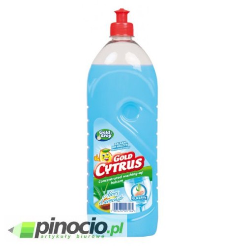 Płyn do naczyń Gold Drop Gold Cytrus Aloes i Avokado balsam 1l