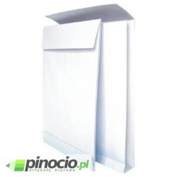 Koperta rozszerzana E4 z paskiem HK 280x400 biała 10 szt.