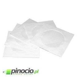 Koperta na CD Platinet okno biała 1000 szt.
