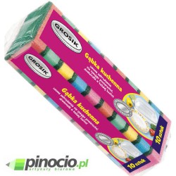 Gąbki do zmywania Grosik 10 szt. Gąbki do zmywania Grosik 10 szt.